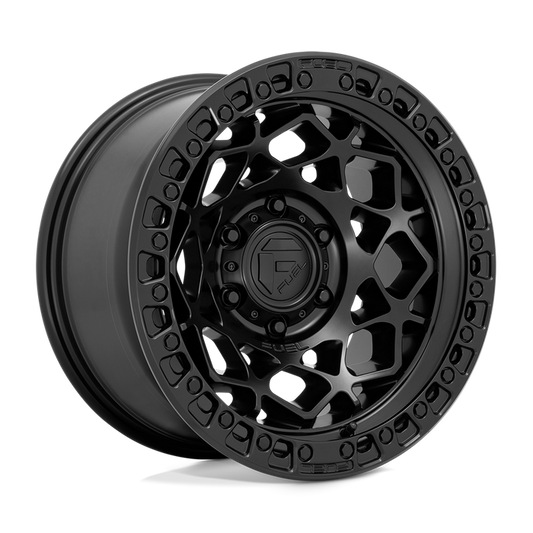 Fuel 1PC D786 UNIT 17X9 -12 5X127/5X5.0 Matte Black With Matte Black Ring