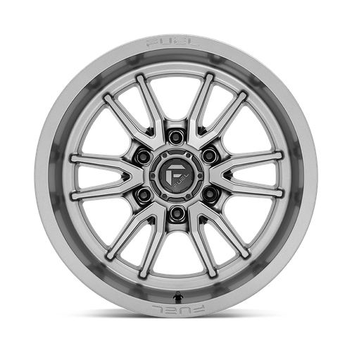 Fuel 1PC D789 CLASH 17X9 1 6X114.3 GUN METAL