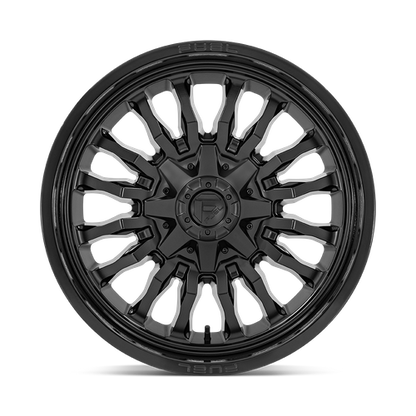 Fuel 1PC D796 ARC 20X9 1 8X170/8X6.7 MATTE BLACK WITH GLOSS BLACK LIP