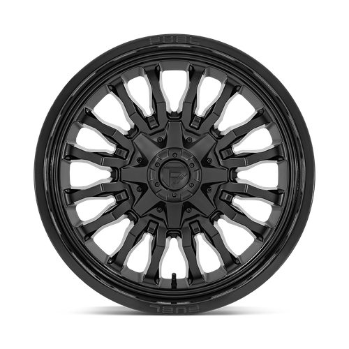 Fuel 1PC D796 ARC 20X9 1 8X165.1 MATTE BLACK WITH GLOSS BLACK LIP