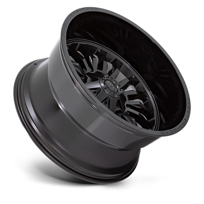 Fuel 1PC D796 ARC 22X12 -44 8X165.1 MATTE BLACK WITH GLOSS BLACK LIP