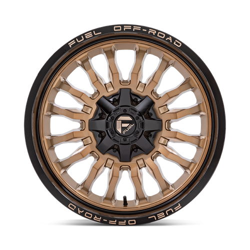 Fuel 1PC D797 ARC 20X9 1 5X127/5X135 PLATINUM BRONZE WITH BLACK LIP