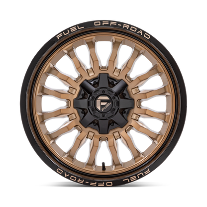 Fuel 1PC D797 ARC 20X9 1 6X114.3/6X139.7 PLATINUM BRONZE WITH BLACK LIP