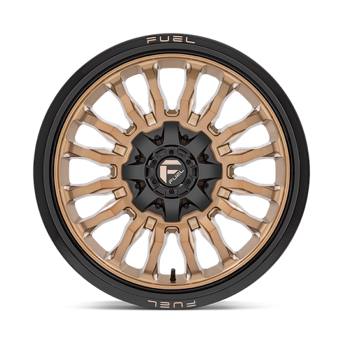 Fuel 1PC D797 ARC 20X9 1 8X180/8X7.1 PLATINUM BRONZE WITH BLACK LIP