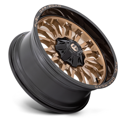 Fuel 1PC D797 ARC 20X9 1 5X127/5X135 PLATINUM BRONZE WITH BLACK LIP
