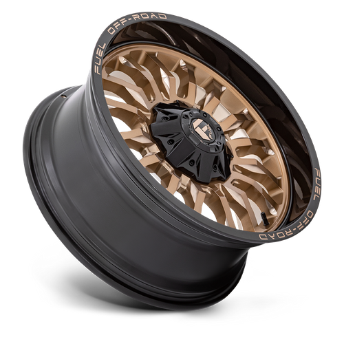 Fuel 1PC D797 ARC 20X9 1 5X127/5X139.7 PLATINUM BRONZE WITH BLACK LIP