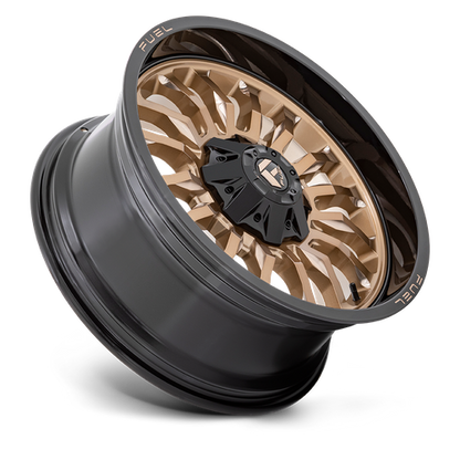 Fuel 1PC D797 ARC 20X9 1 8X180/8X7.1 PLATINUM BRONZE WITH BLACK LIP