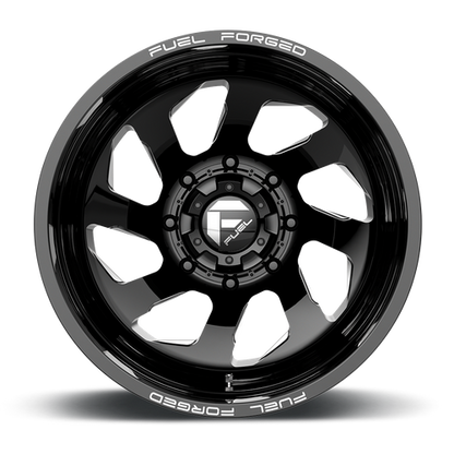 Fuel Mono DD39 FF39D 22X8.5 -202 8X200 GLOSS BLACK MILLED