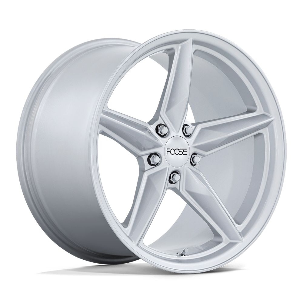 FOOSE 1PC F174 CF8 19X11 50 5X114.3 GLOSS SILVER