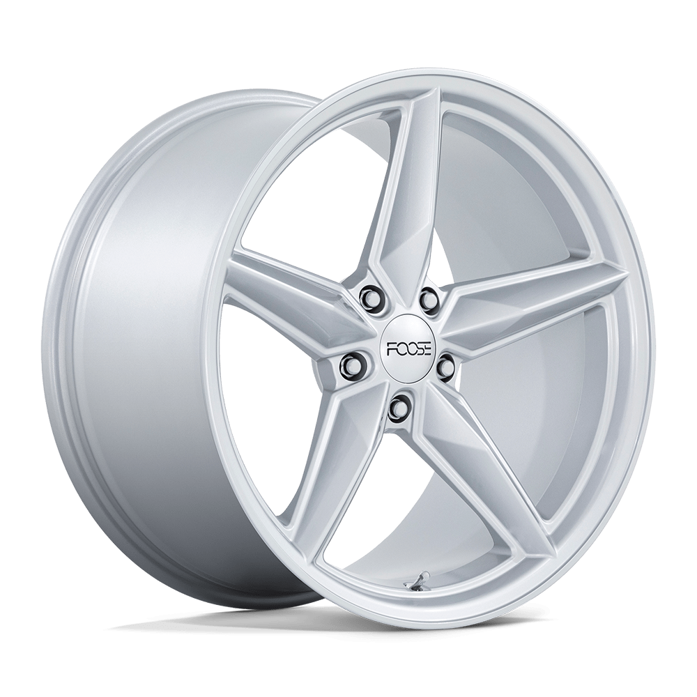FOOSE 1PC F174 CF8 20X11 43 5X120/5X4.72 GLOSS SILVER