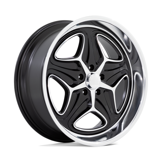 Foose 1PC F171 MERLOT 22X10.5 6 5X127 GLOSS BLACK MACHINED