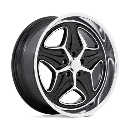 Foose 1PC F171 MERLOT 22X10.5 6 5X127 GLOSS BLACK MACHINED