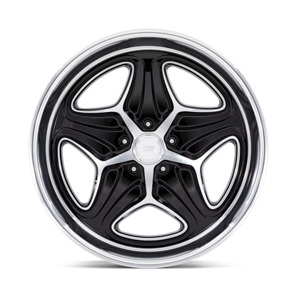 Foose 1PC F171 MERLOT 22X10.5 6 5X127 GLOSS BLACK MACHINED
