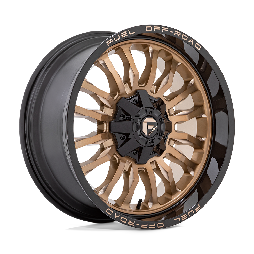 FUEL 1PC D797 ARC 20X10 -18 8X165.1 PLATINUM BRONZE WITH BLACK LIP