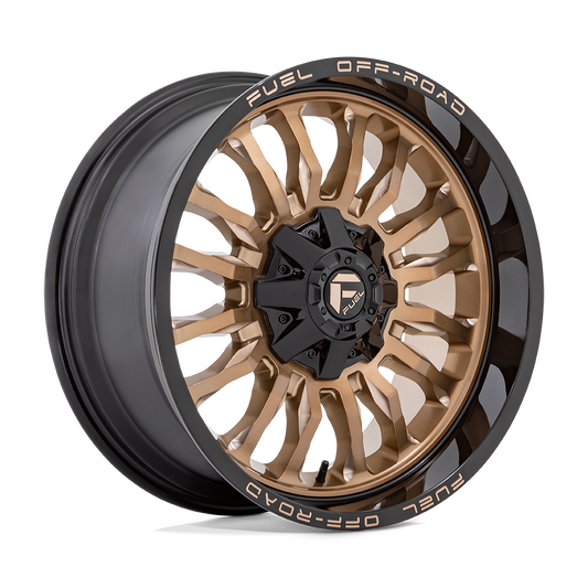 FUEL 1PC D797 ARC 20X10 -18 8X165.1 PLATINUM BRONZE WITH BLACK LIP