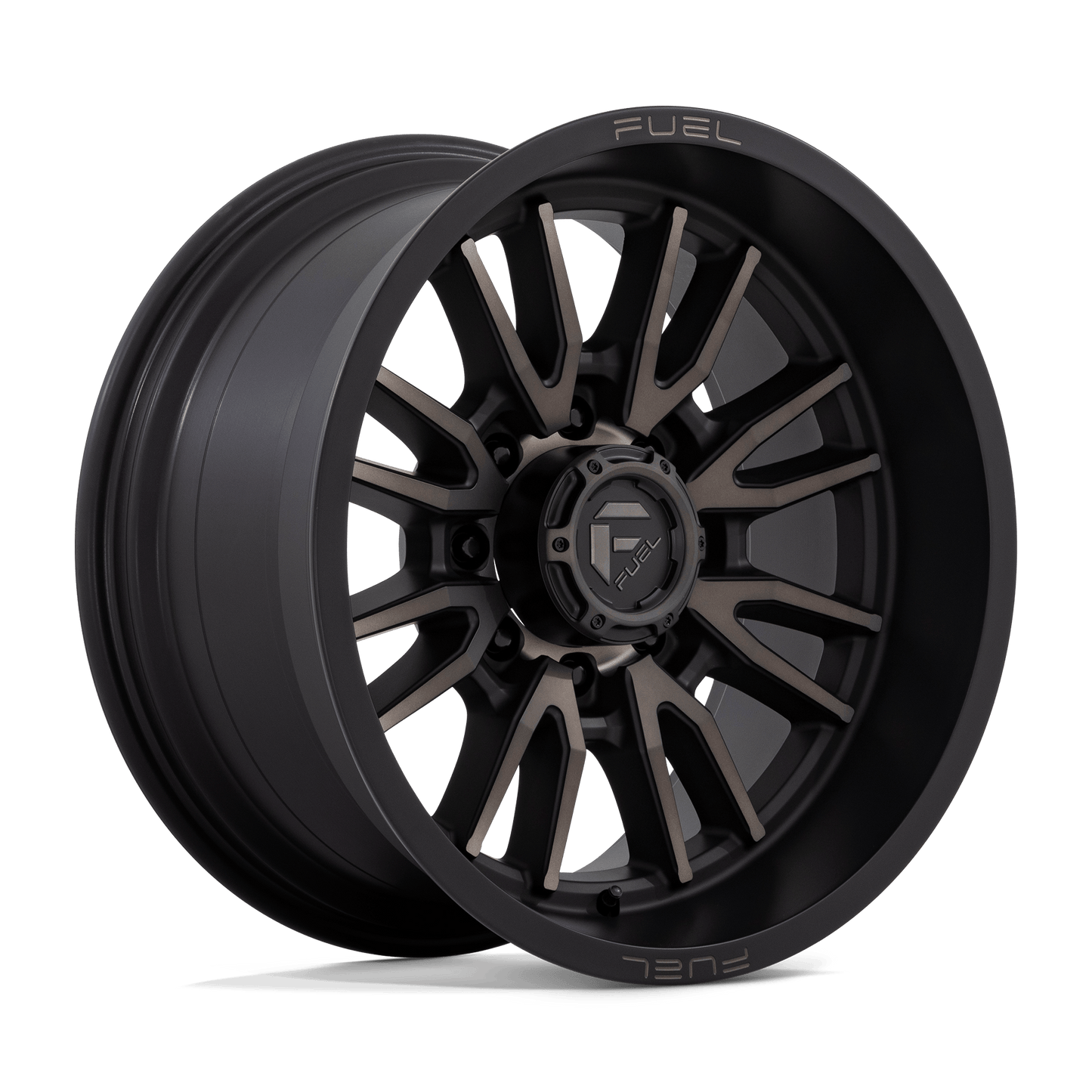 FUEL 1PC D762 CLASH 20X10 -18 8X180/8X7.1 MATTE BLACK DOUBLE DARK TINT