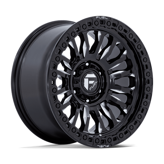 FUEL 1PC FC857 RINCON 18X9 -12 5X127 GLOSS BLACK MILLED