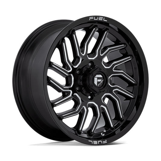 FUEL 1PC D807 HURRICANE 20X9 20 6X135 GLOSS BLACK MILLED
