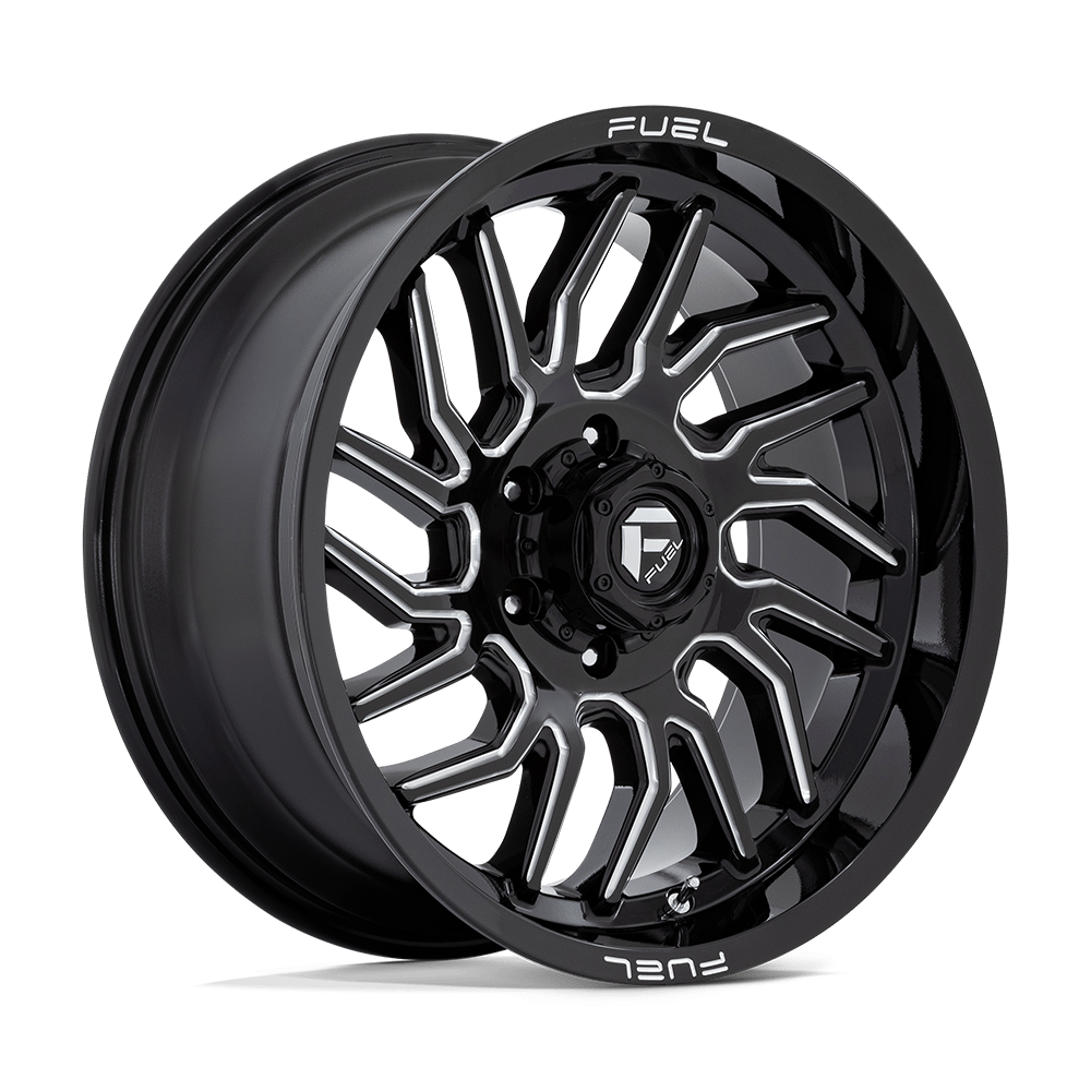FUEL 1PC D807 HURRICANE 20X9 1 6X139.7 GLOSS BLACK MILLED