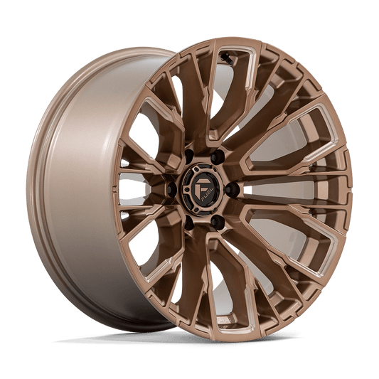 FUEL 1PC D850 REBAR 17X9 1 6X114.3 PLATINUM BRONZE MILLED