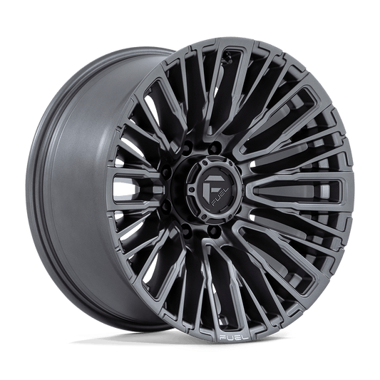 FUEL 1PC D848 REBAR 20X10 -18 8X180/8X7.1 MATTE GUNMETAL
