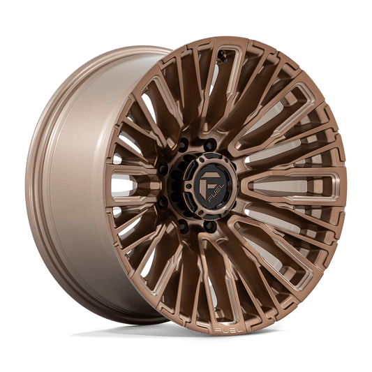 FUEL 1PC D850 REBAR 20X10 -18 8X180/8X7.1 PLATINUM BRONZE MILLED