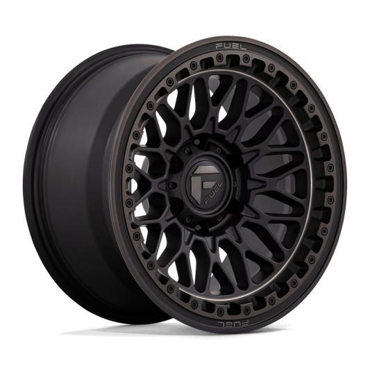 FUEL 1PC D759 TRIGGER 17X9 -12 6X139.7 MATTE BLACK DARK TINT