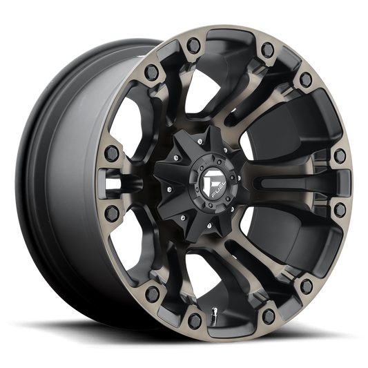 FUEL 1PC D569 VAPOR 20X9 2 6X135/6X139.7 MATTE BLACK DOUBLE DARK TINT