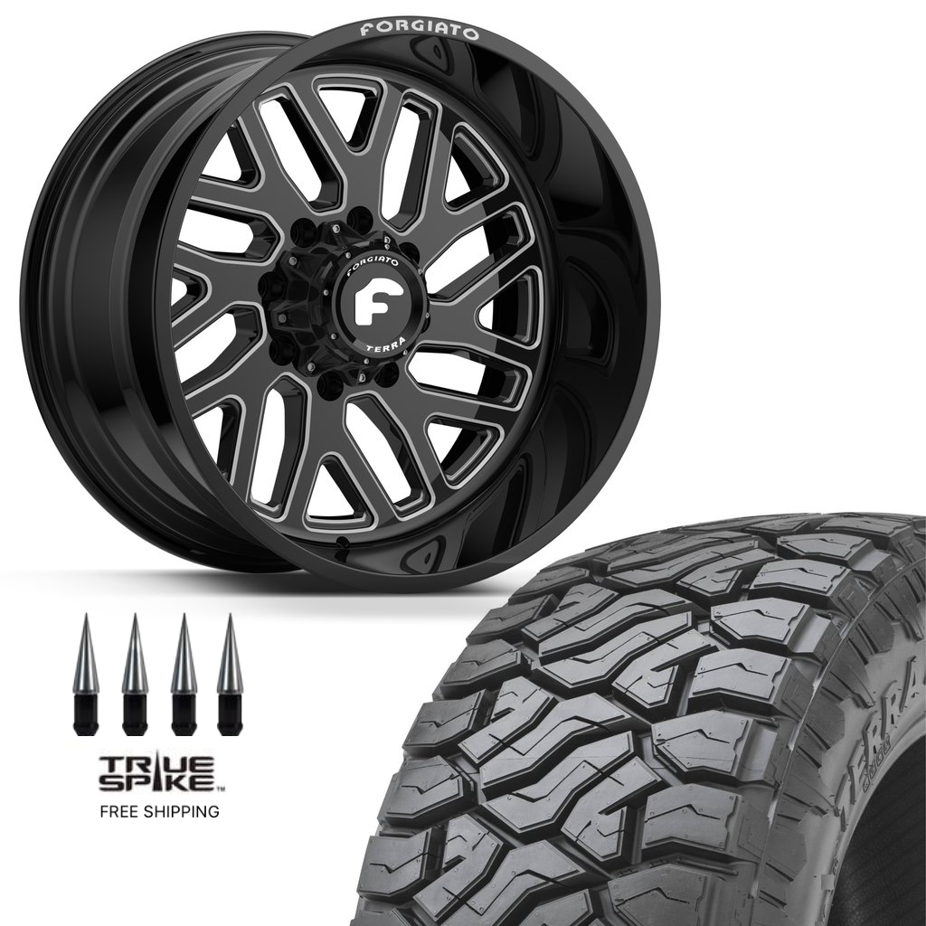 SET OF 4 FORGIATO FLOW TERRA 004 24x14