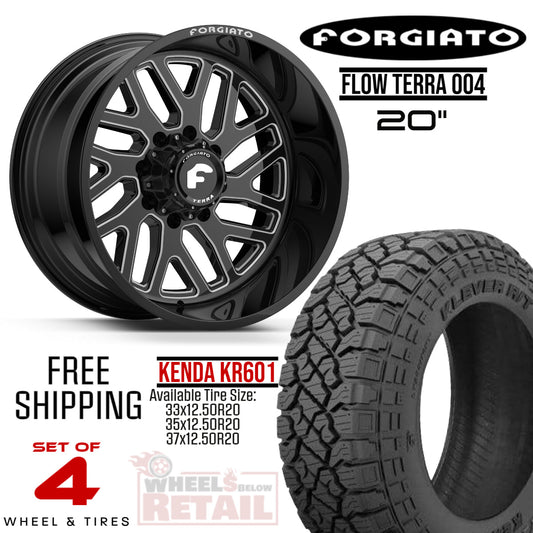 FORGIATO FLOW TERRA 004 20-INCH PACKAGE FOR JEEP WRANGLER