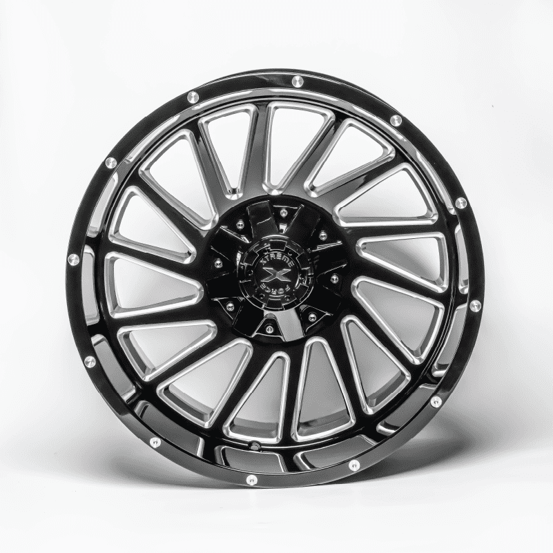 Xtreme Force XF-Twist 20x10 -25 5x127/5x139 Black Milled