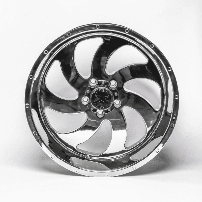 Xtreme Force XF-1 24x14 -76 8x180 Chrome