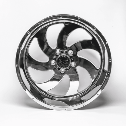 Xtreme Force XF-1 24x14 -76 8x180 Chrome