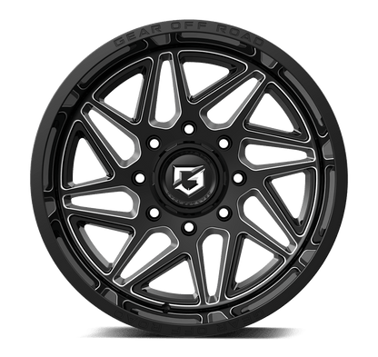 Gear Off Road 761BM RATIO 20X12 -44 8X6.50 Black