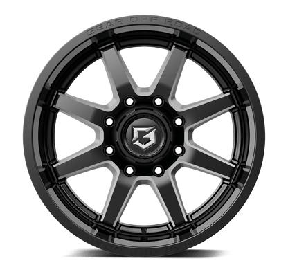 Gear Off Road 762BM PIVOT 20X12 -44 5X5.50 Black