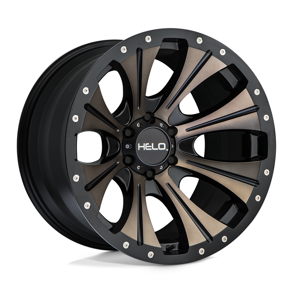 HELO HE901 20X12 -44 5X127 SATIN BLACK DARK TINT