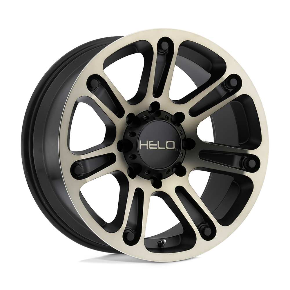 HELO HE904 20X9 -12 6X139.7 SATINBLACK MACHINED DARK TINT