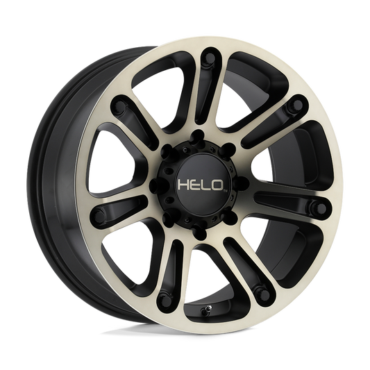 HELO HE904 20X9 -12 6X139.7 SATINBLACK MACHINED DARK TINT