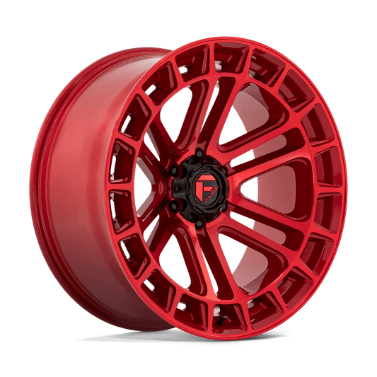 FUEL 1PC D719 HEATER 22X10 -13 6X139.7 CANDY RED MACHINED