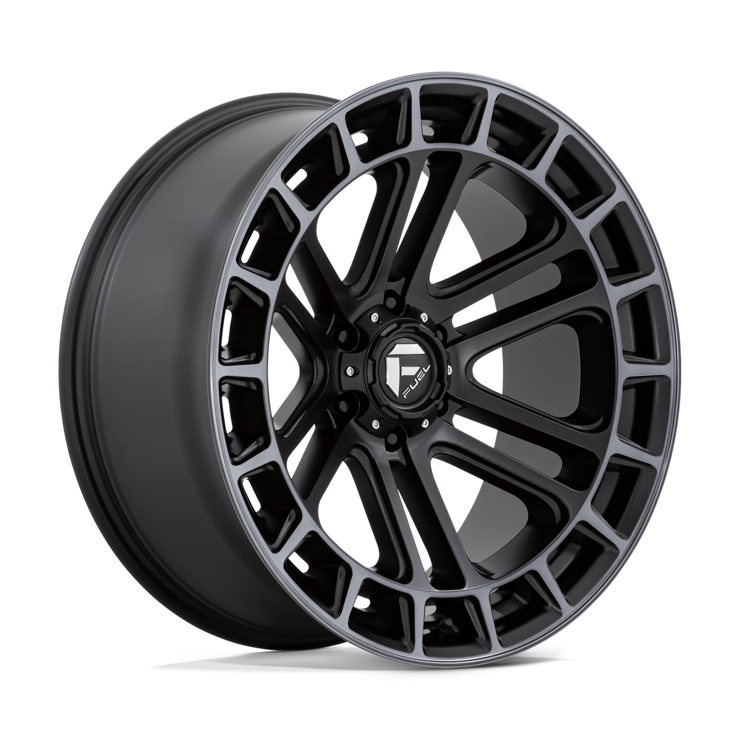 FUEL 1PC D720 HEATER 22X10 -13 6X135 MATTE BLACK DOUBLE DARK TINT MACHINED