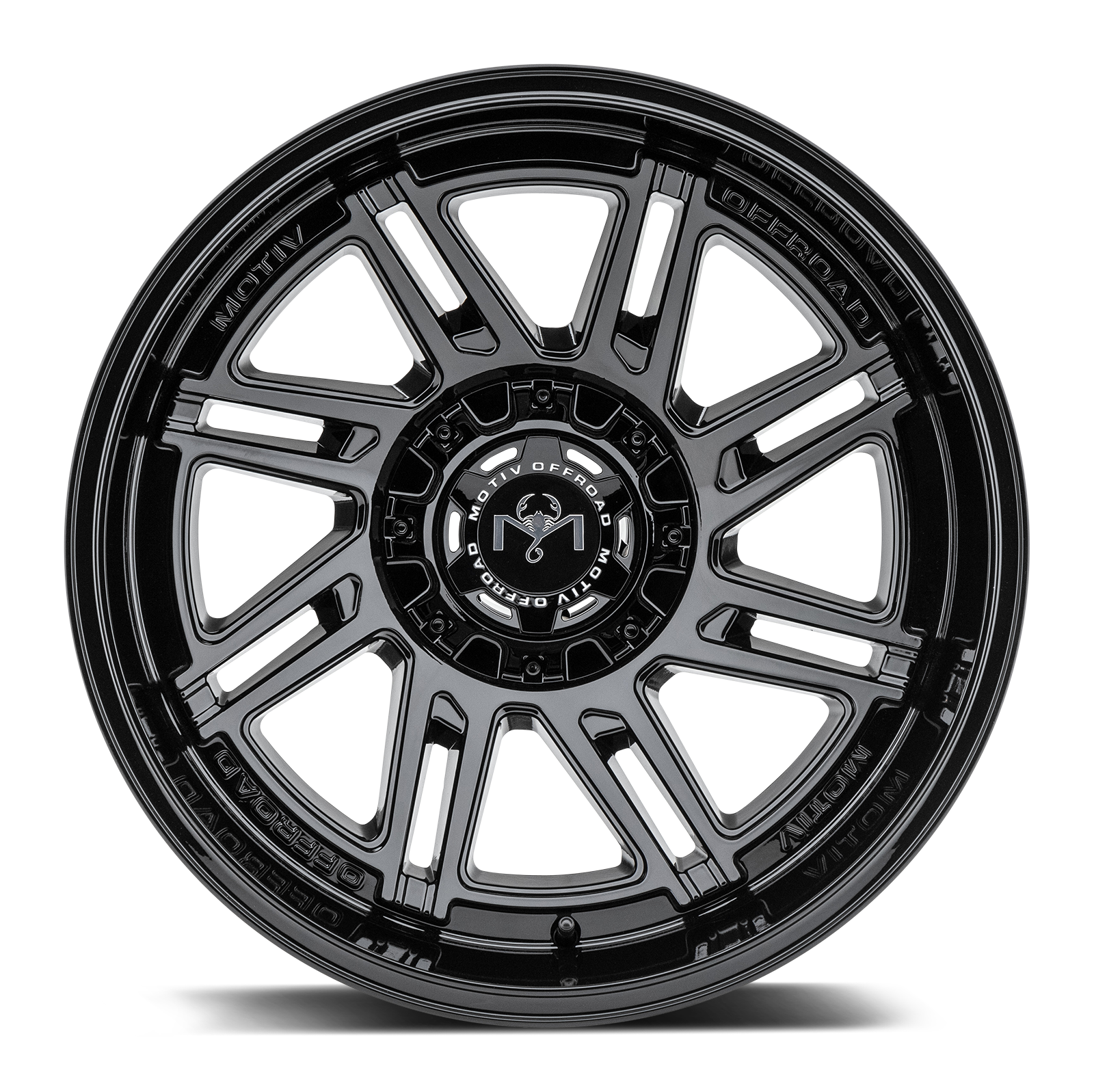 Motiv Off Road MILLENIUM 22X10 -12 6X135/6X5.50 Gloss Black