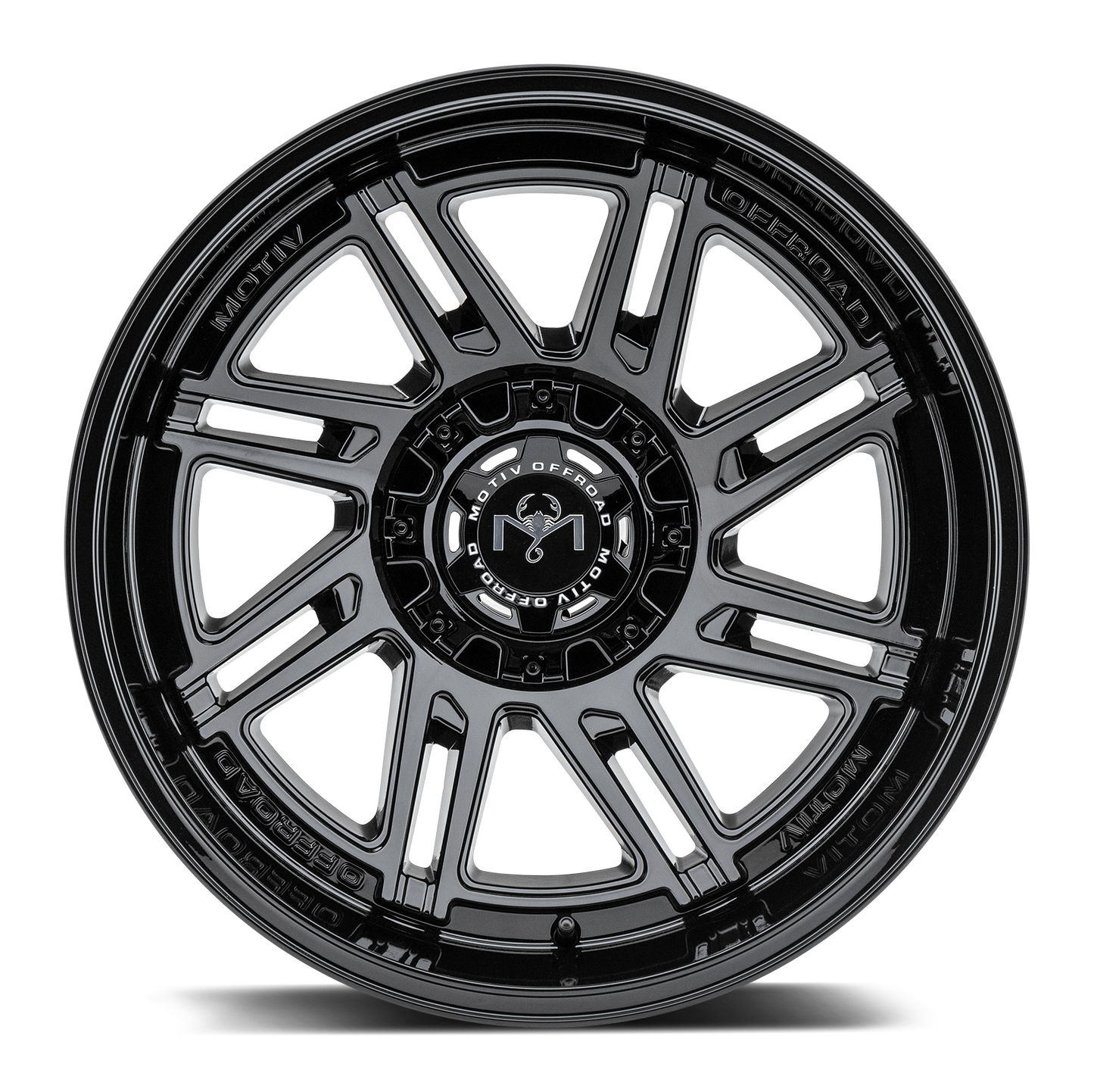Motiv Off Road MILLENIUM 20X10 -12 8X180 Gloss Black