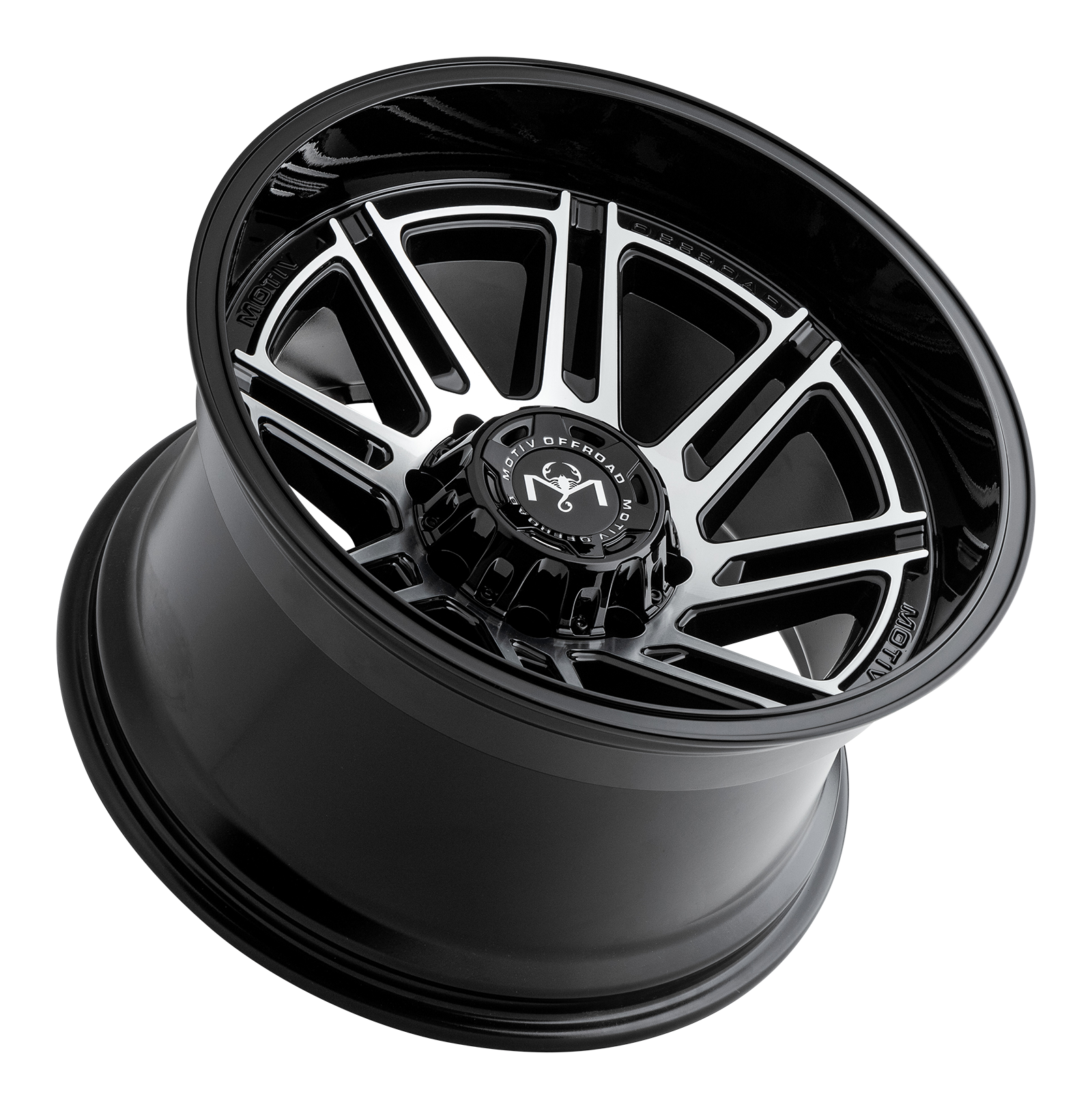 Motiv Offroad MILLENIUM 20X9 +18 8X180 Machined Gloss Black