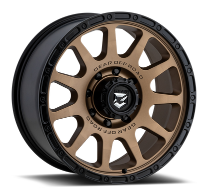 Gear Off Road 760BZ PROTO CALL 17X8.5 +00 6X5.50 Bronze