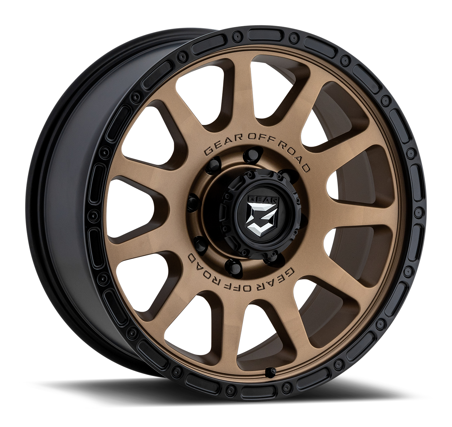 Gear Off Road 760BZ PROTO CALL 20X9 +18 8X180 Bronze