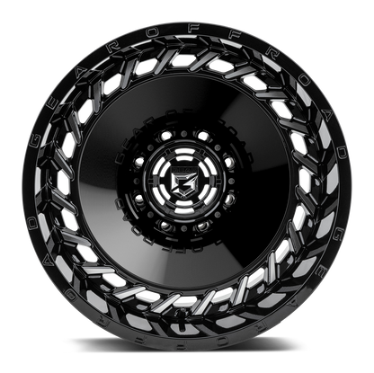 Gear Off Road 756MB ORBIT 20X12 -44 5X5/5X5.50 Black