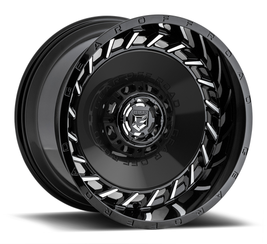Gear Off Road 756MB ORBIT 20X12 -44 5X5/5X5.50 Black