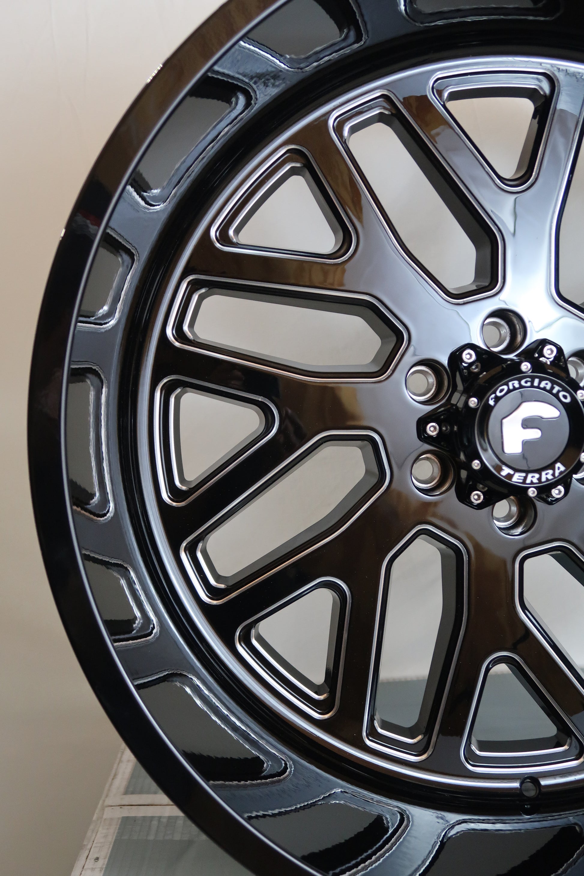 SET OF 4 FORGIATO FLOW TERRA 004 24x14