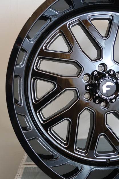 SET OF 4 FORGIATO FLOW TERRA 004 24x14