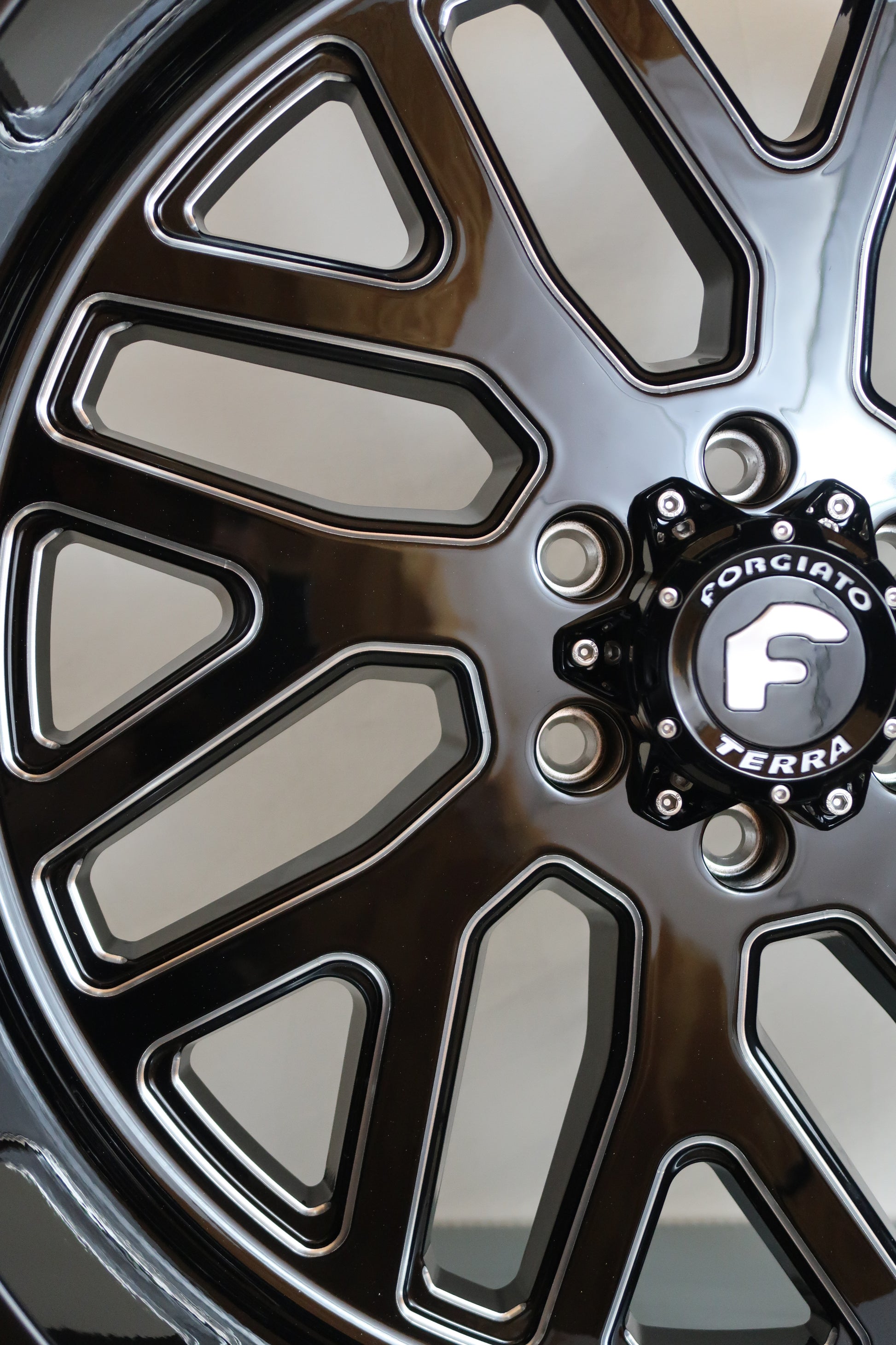 SET OF 4 FORGIATO FLOW TERRA 004 24x14